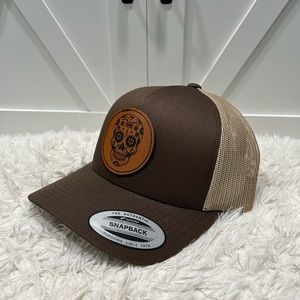 Trucker SnapBack hat sugar skull